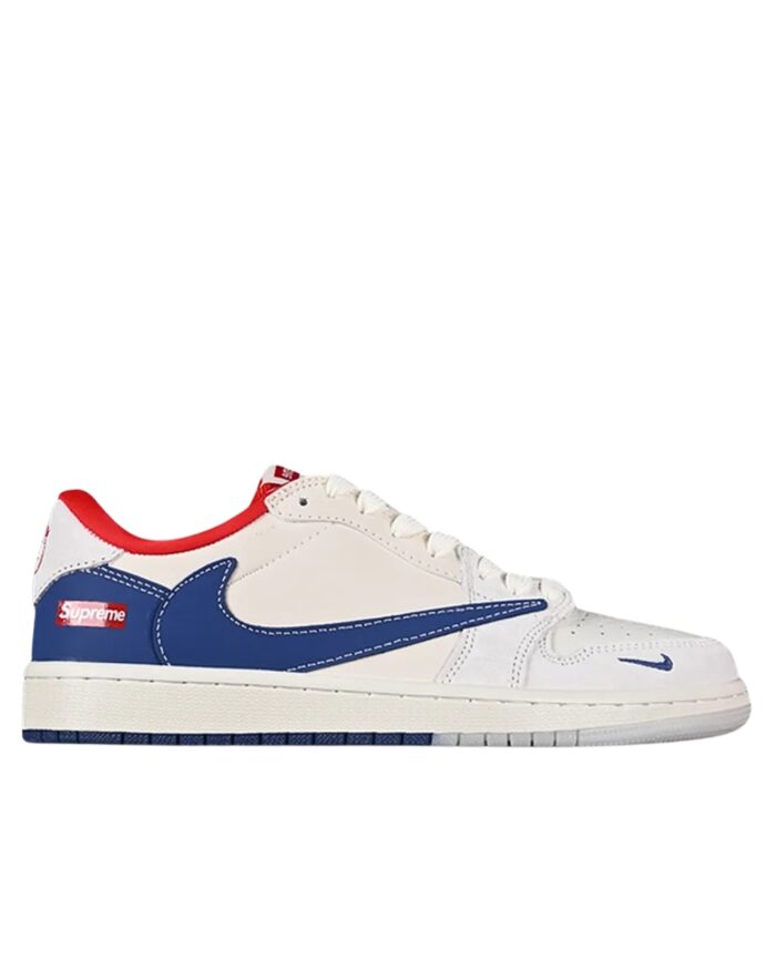 NIKE AIR JORDAN 1 X TRAVIS SCOTT X SUPREME WHITE