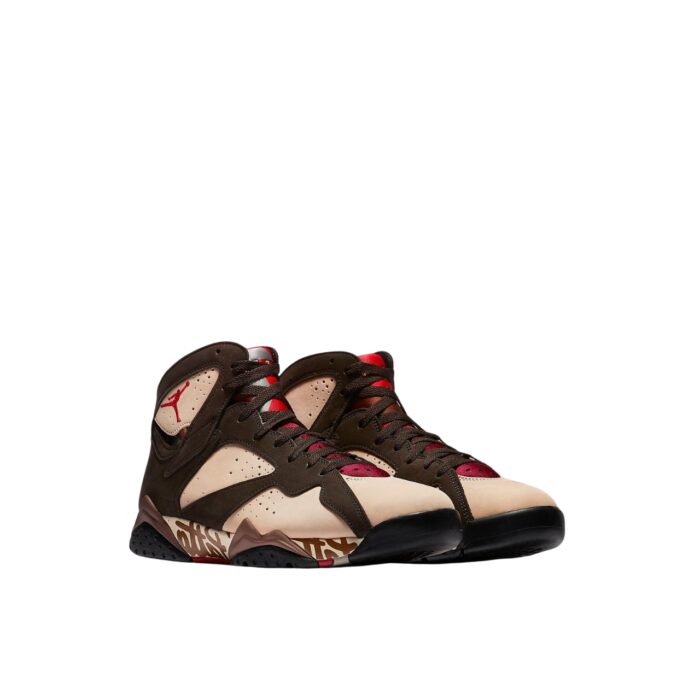 NIKE AIR JORDAN 7 RETRO PATTA SHIMMER TOUGH RED VELVET BROWN AT3375 200