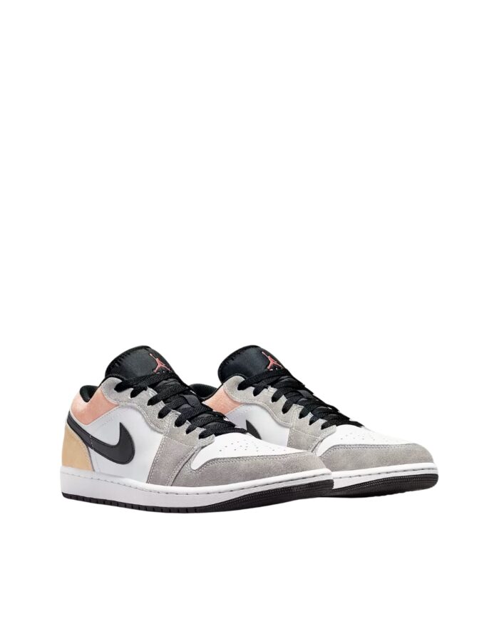 NIKE AIR JORDAN 1 LOW SE FLIGHT CLUB BLACK MAGIC EMBER WHITE SUNDIAL DX4334 008