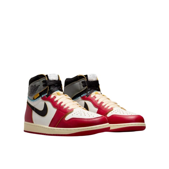 NIKE AIR JORDAN 1 HIGH OG CHICAGO X UNION LA VARSITY RED BLACK SAIL SHADOW GREY MUSLIN HV8563 600