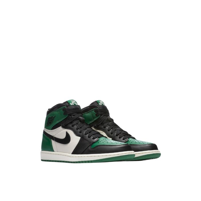 NIKE AIR JORDAN 1 RETRO HIGH PINE GREEN BLACK SAIL 555088 302
