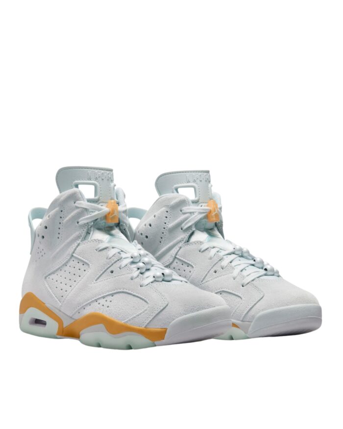 NIKE AIR JORDAN 6 RETRO CRAFT PARIS OLYMPICS PEARL PURE PLATINUM GLACIER BLUE MTLC GOLD COCONUT MILK DQ4914 074