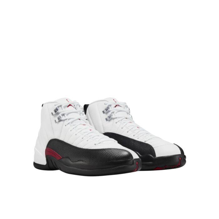 NIKE AIR JORDAN 12 TAXI FLIP WHITE GYM RED BLACK CT8013 162