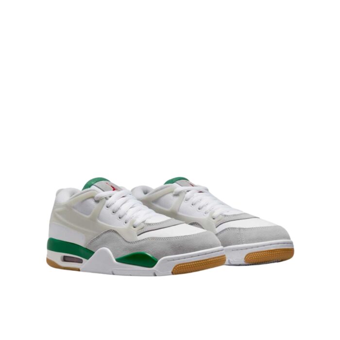 NIKE AIR JORDAN 4 RM PINE GREEN WHITE NEUTRAL GREY WOLF GREY VARSITY RED GUM DARK BROWN FQ7939 103