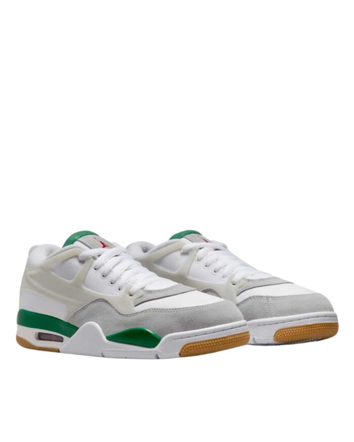 NIKE AIR JORDAN 4 RM PINE GREEN WHITE NEUTRAL GREY WOLF GREY VARSITY RED GUM DARK BROWN FQ7939 103