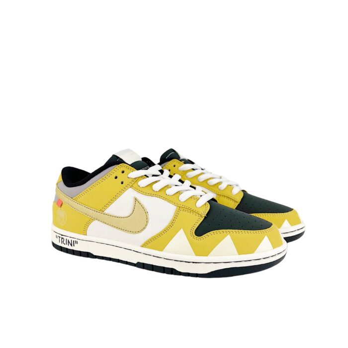 NIKE SB DUNK LOW GREY LUMINOUS YELLOW WHITE BLACK