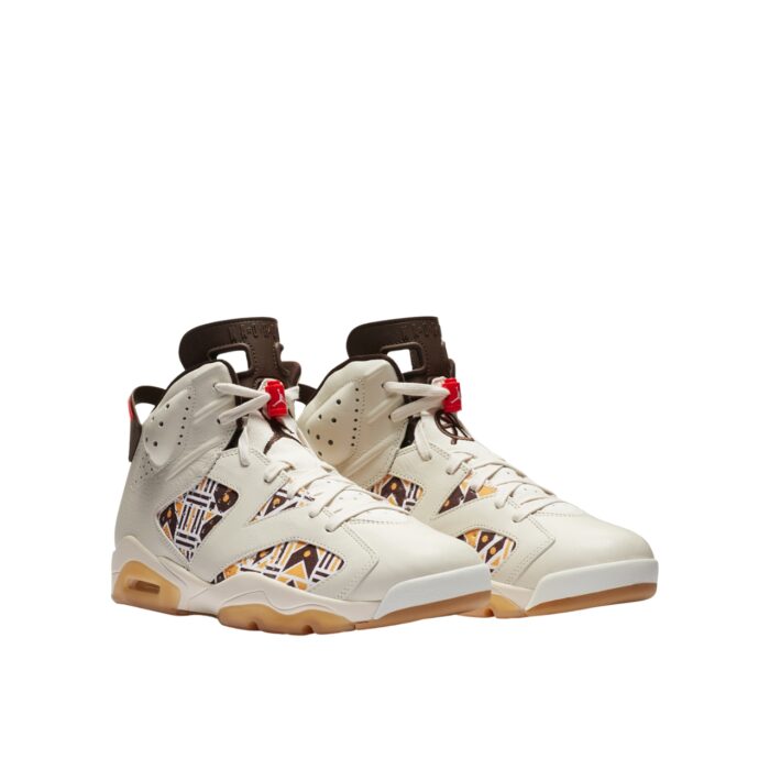 NIKE AIR JORDAN 6 RETRO QUAI54 SAIL BAROQUE BROWN TEAM ORANGE CZ4152 100
