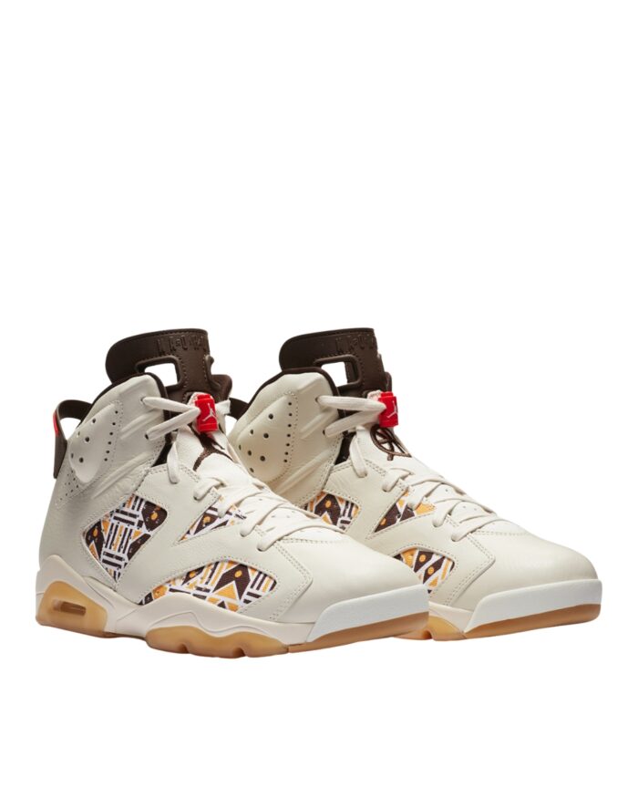 NIKE AIR JORDAN 6 RETRO QUAI54 SAIL BAROQUE BROWN TEAM ORANGE CZ4152 100