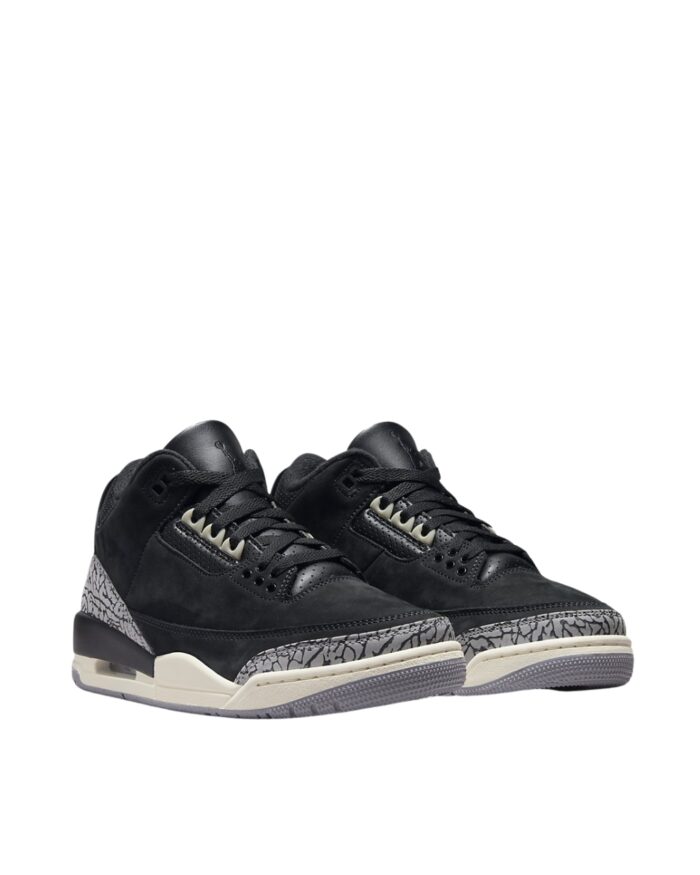 NIKE AIR JORDAN 3 OFF NOIR BLACK COCONUT MILK CEMENT GREY CK9246 001