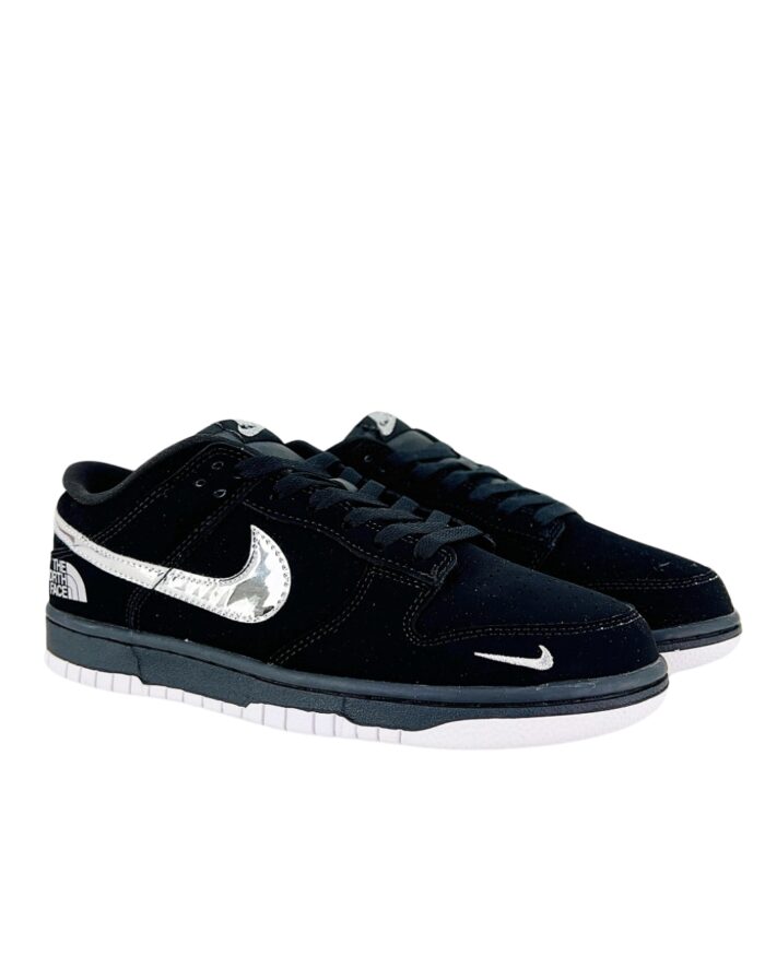 NIKE SB DUNK LOW X THE NORTH FACE BLACK CHROME SILVER