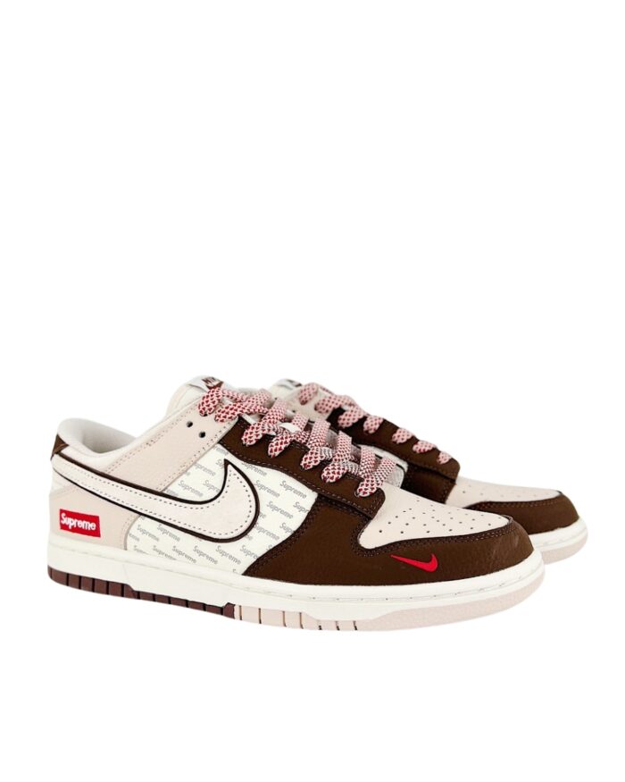 NIKE SB DUNK LOW SUPREME JOINT BARRAGE BROWN WHITE HOOK ANNIVERSARY DJ2024 091
