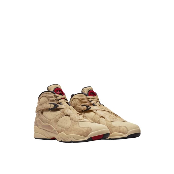NIKE AIR JORDAN 8 RETRO BLACK SAMURAI X RUI HACHIMURA TWINE GYM RED BLACK SESAME D02496 700
