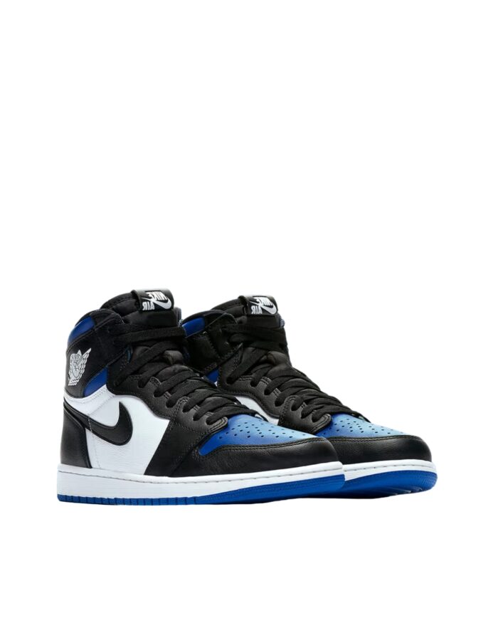 NIKE AIR JORDAN 1 RETRO HIGH BLACK GAME ROYAL BLACK WHITE 555088 041