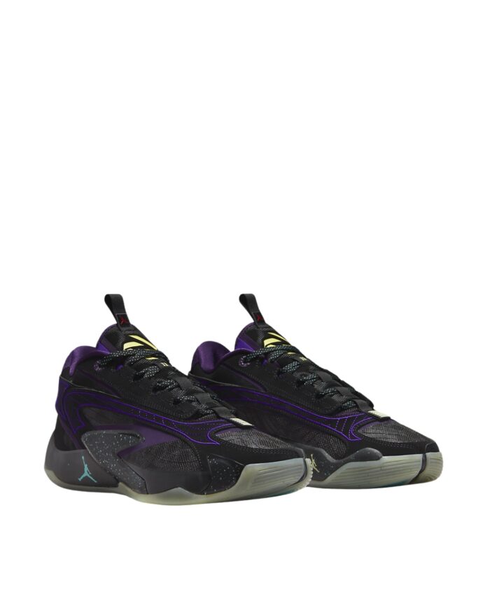 NIKE JORDAN LUKA SPACE HUNTER BLACK GLOW GRAND PURPLE AURORA GREEN PINK BLAST DX8733 001