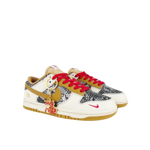 Nike SB Dunk Low Snake Year Limited Edition White Black