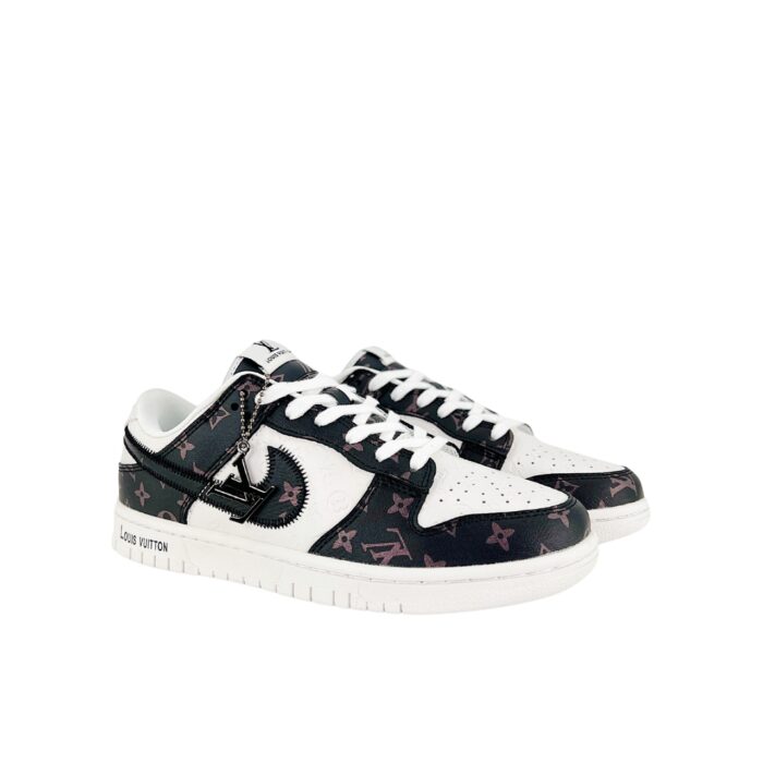 NIKE SB DUNK LOW X LOUIS VUITTON WHITE BLACK PRINT DQ1098 361