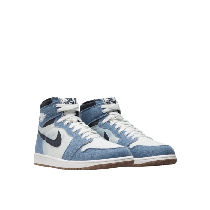 NIKE AIR JORDAN 1 HIGH OG DENIM SUMMIT WHITE OBSIDIAN SUMMIT WHITE GUM MEDIUM BROWN FQ2947 100