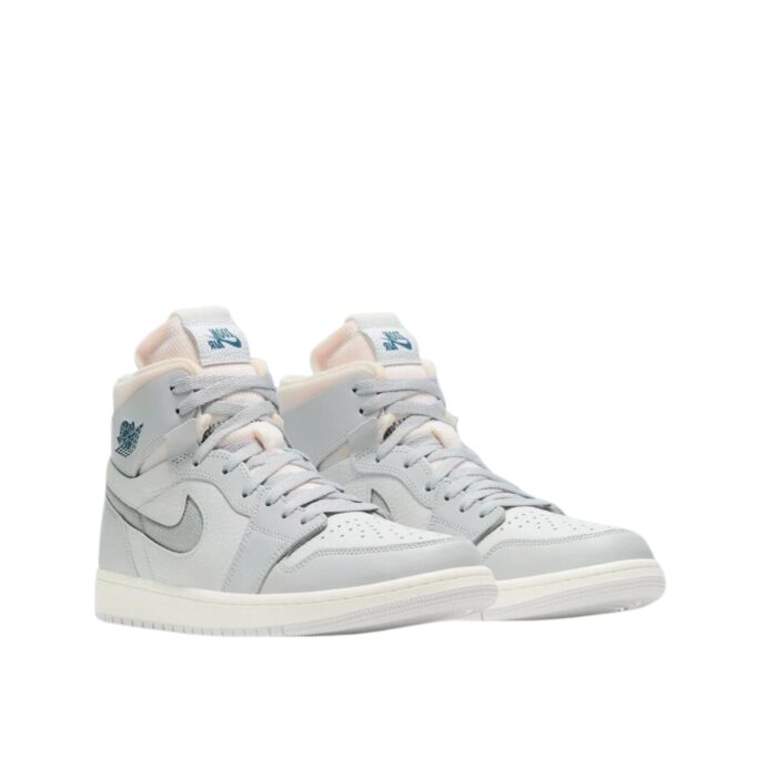 NIKE AIR JORDAN 1 HIGH ZOOM AIR CMFT LONDON PHOTON DUST LIGHT SMOKE GREY DH4268 001