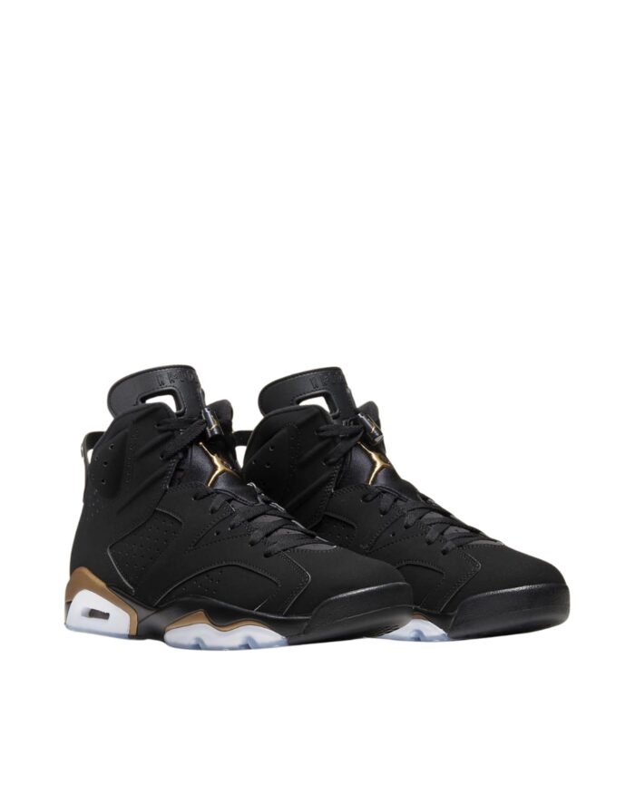 NIKE AIR JORDAN 6 RETRO DEFINING MOMENTS BLACK METALLIC GOLD CT4954 007