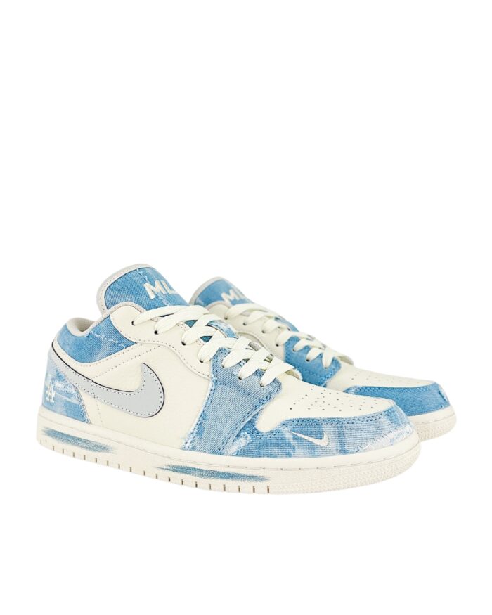 NIKE AIR JORDAN 1 LOW X LA DODGERSE OG SP WHITE BLUE