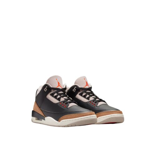 NIKE AIR JORDAN 3 DESERT ELEPHANT BLACK RUSH ORANGE FOSSIL STONE SAIL CT8532 008