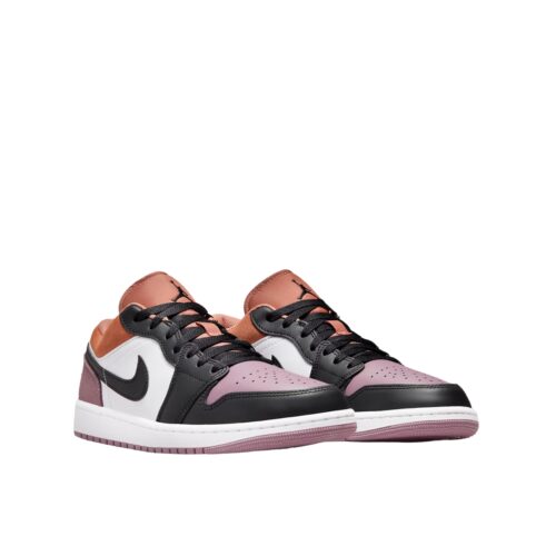 NIKE AIR JORDAN 1 LOW J MAUVE PHANTOM TOTAL ORANGE WHITE NIGHT MAROON FB9907 102