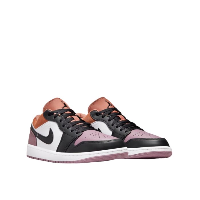 NIKE AIR JORDAN 1 LOW J MAUVE PHANTOM TOTAL ORANGE WHITE NIGHT MAROON FB9907 102