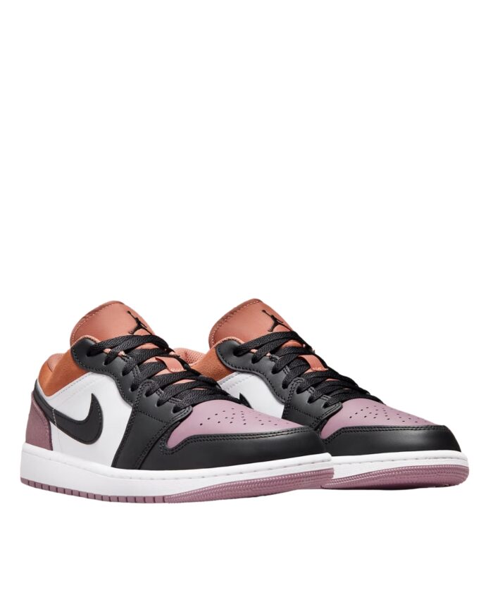 NIKE AIR JORDAN 1 LOW J MAUVE PHANTOM TOTAL ORANGE WHITE NIGHT MAROON FB9907 102