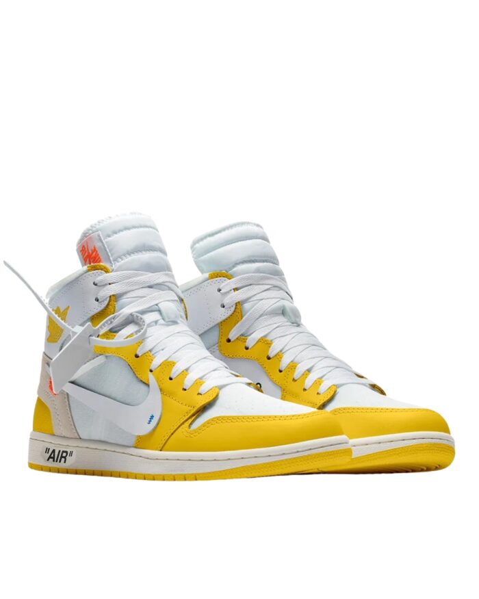 NIKE AIR JORDAN 1 RETRO HIGH X OFF WHITE CANARY YELLOW AQ0818 149