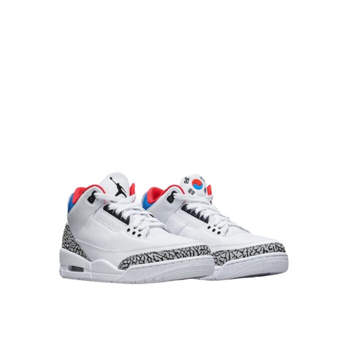 NIKE AIR JORDAN 3 RETRO SEOUL WHITE RED BLUE AV8370 100