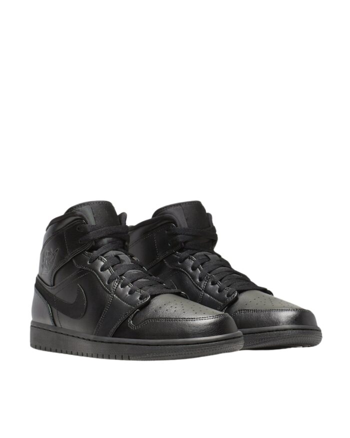 NIKE AIR JORDAN 1 MID BLACK 554724 090