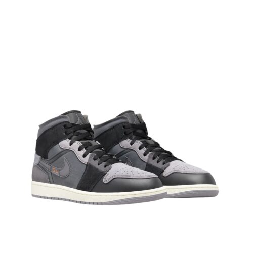 NIKE AIR JORDAN 1 MID CRAFT INSIDE OUT BLACK DM9652 001