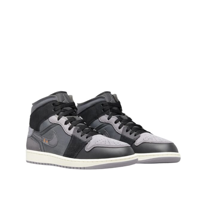 NIKE AIR JORDAN 1 MID CRAFT INSIDE OUT BLACK DM9652 001