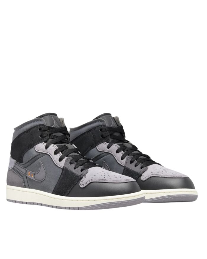 NIKE AIR JORDAN 1 MID CRAFT INSIDE OUT BLACK DM9652 001