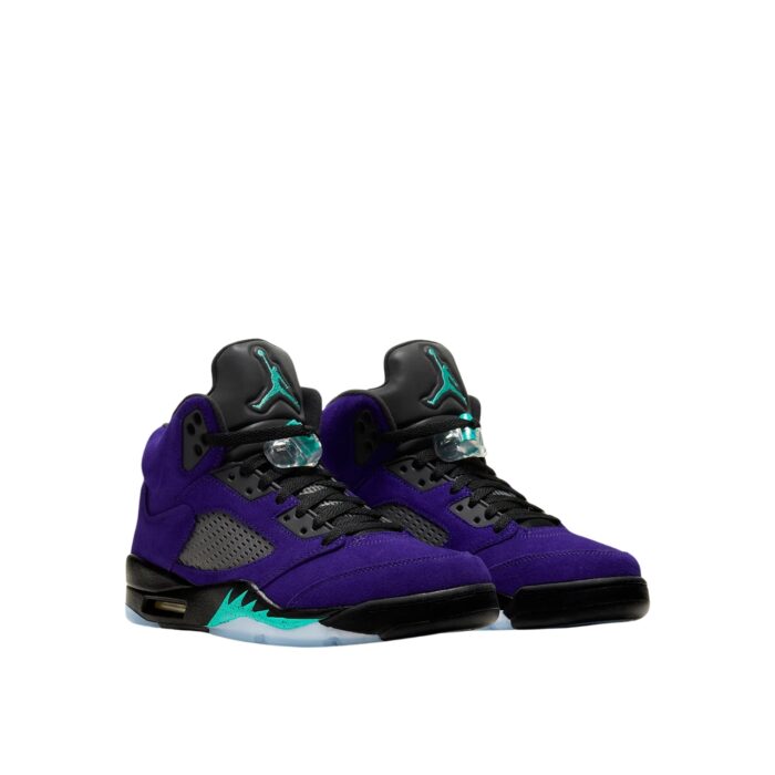 NIKE AIR JORDAN 5 ALTERNATE GRAPE ICE NEW EMERALD BLACK 136027 500