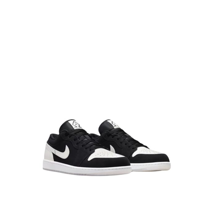 NIKE AIR JORDAN 1 LOW DIAMOND SHORTS BLACK AND WHITE DH6931 001