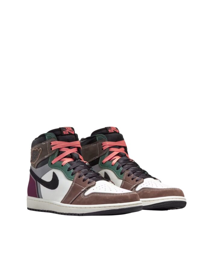 NIKE AIR JORDAN 1 HAND CRAFTED BLACK ARCHEO BROWN DARK CHOCOLATE DH3097 001