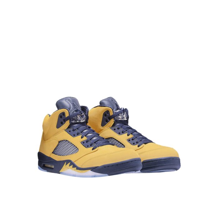 NIKE AIR JORDAN 5 RETRO MICHIGAN AMRILLO COLLEGE NAVY CQ9541 704