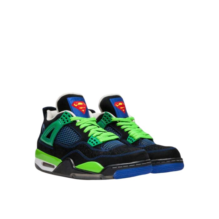 NIKE AIR JORDAN 4 DOERNBECHER BLACK FIRE RED BLUE GLOW 308497 015