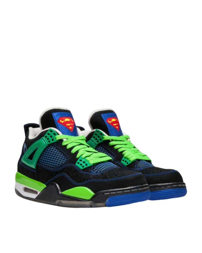 NIKE AIR JORDAN 4 DOERNBECHER BLACK FIRE RED BLUE GLOW 308497 015