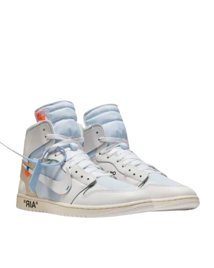 NIKE AIR JORDAN 1 RETRO HIGH X OW WHITE AQ0818 100