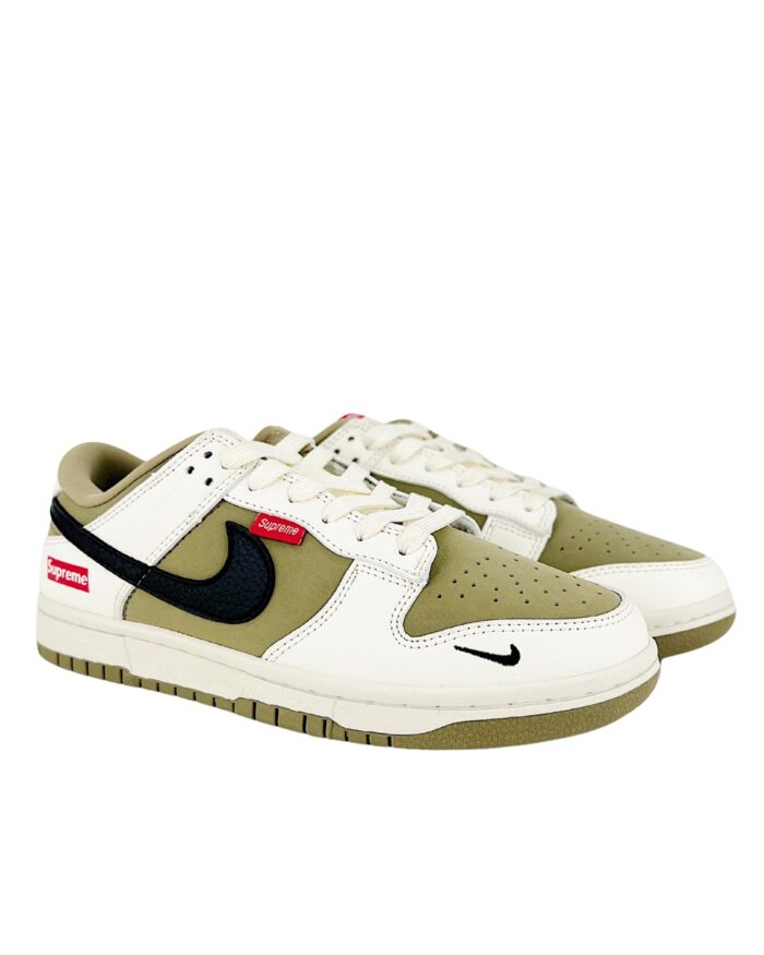 NIKE SB DUNK LOW X SUPREME WHITE GREEN BLACK CH8311 231