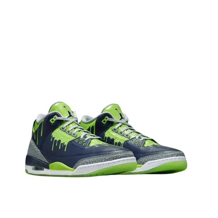 NIKE AIR JORDAN 3 X DOERNBECHER HUGO NAVY GREEN FZ3030 919