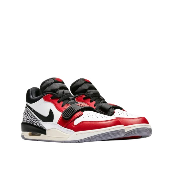 NIKE JORDAN LEGACY 312 LOW CHICAGO SUMMIT WHITE VARSITY RED SAIL BLACK CD7069 106