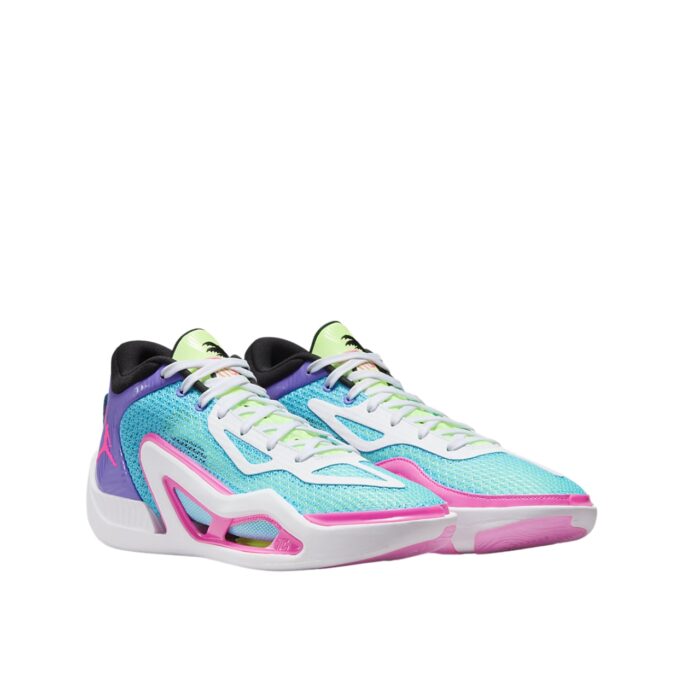 NIKE AIR JORDAN TATUM 1 WAVE RUNNER LAGOON PULSE PINK BLAST PSYCHIC PURPLE WHITE LIME GLOW BLACK FV0169 400