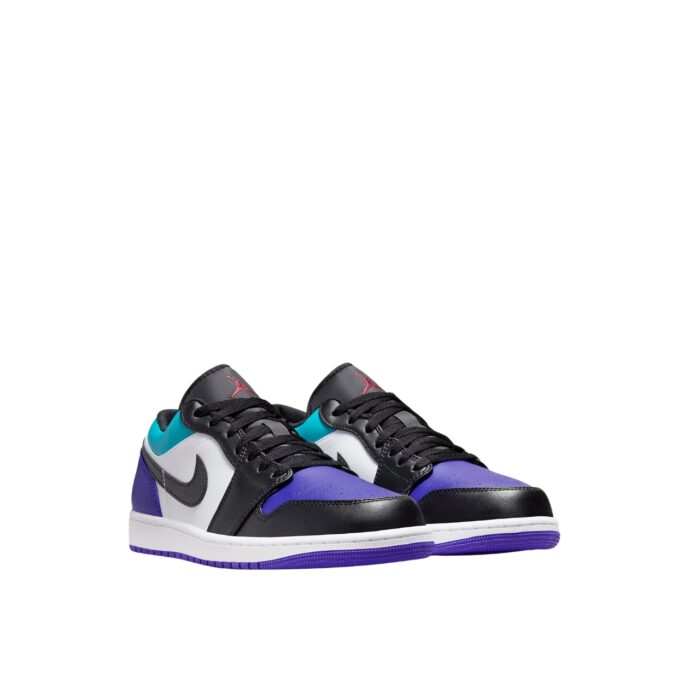 NIKE AIR JORDAN 1 LOW COURT PURPLE TROPICAL TWIST WHITE BLACK 553558 154
