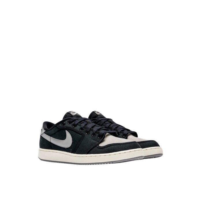 NIKE AIR JORDAN 1 KO LOW SHADOW BLACK SAIL MEDIUM GREY DX498 002