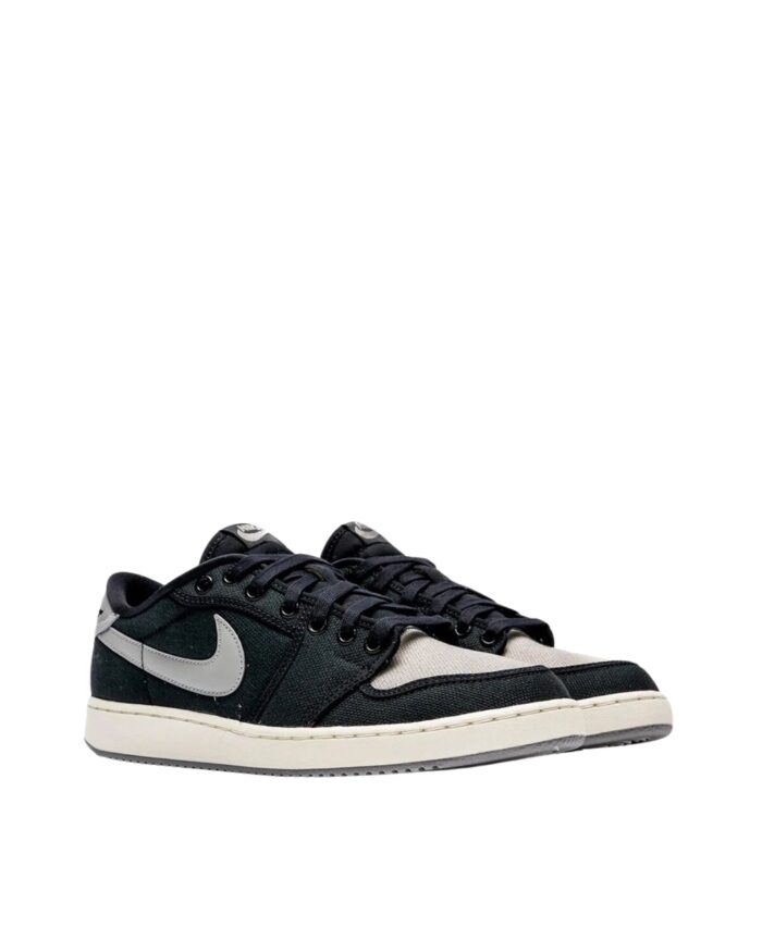 NIKE AIR JORDAN 1 KO LOW SHADOW BLACK SAIL MEDIUM GREY DX498 002