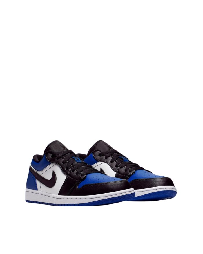 NIKE AIR JORDAN 1 LOW ROYAL TOE WHITE BLACK CQ9446 400