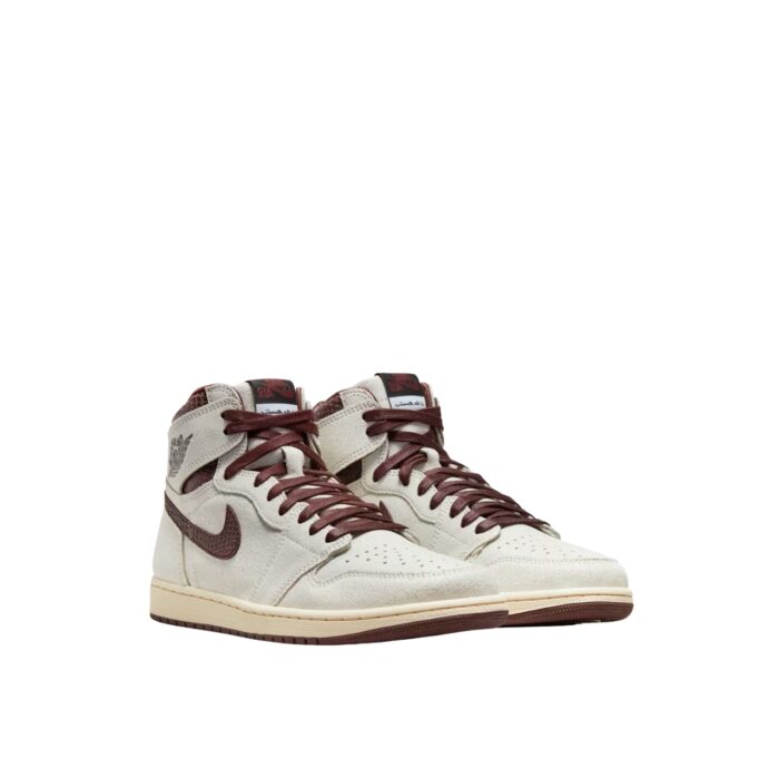 NIKE AIR JORDAN 1 HIGH OG X A MA MANIERE SAIL AND BURGUNDY DO7097 100